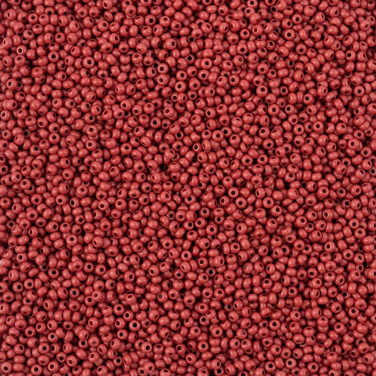 John Bead Terra Intensive 11/0 Czech Glass Seed Beads, 22g
